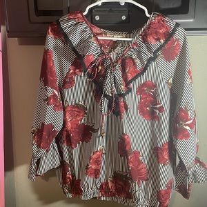 Rose Blouse Stripes